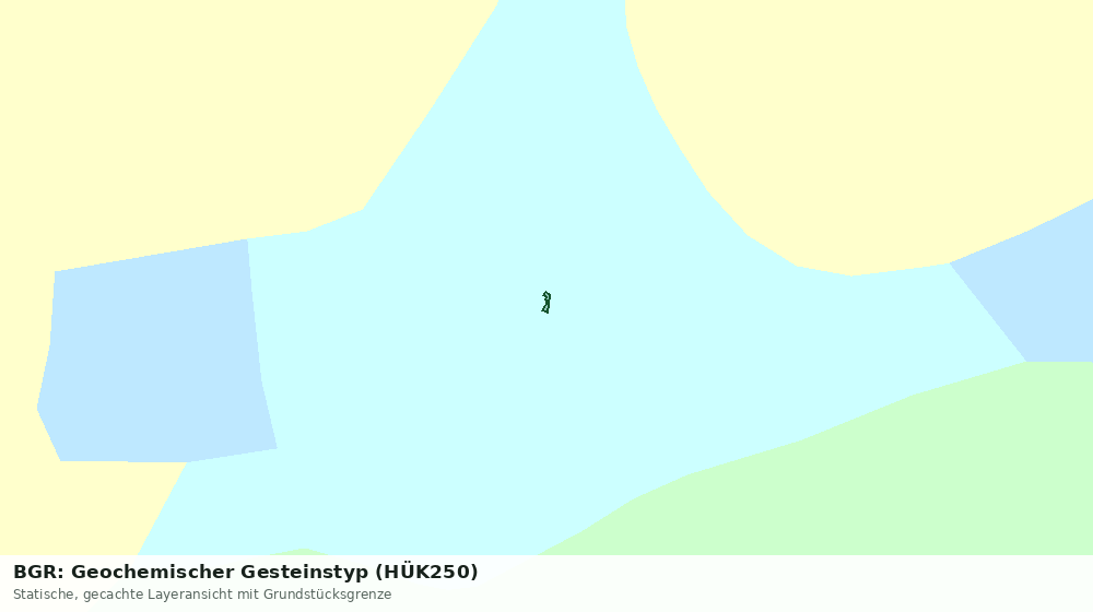 Statische Kartenansicht: BGR: Geochemischer Gesteinstyp (HÜK250)