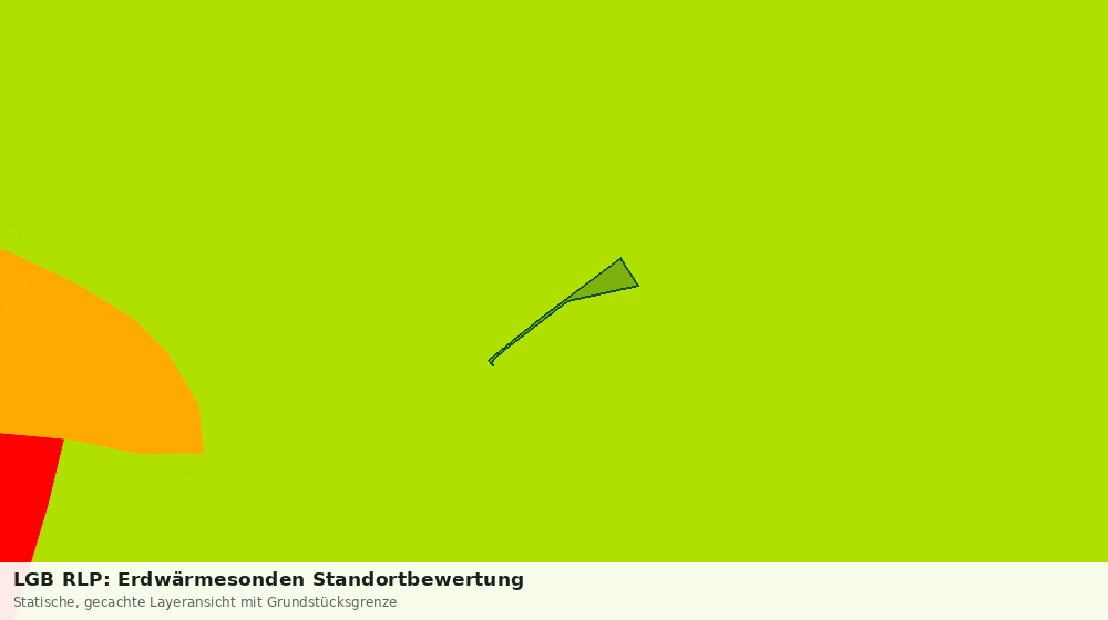 Statische Kartenansicht: LGB RLP: Erdwärmesonden Standortbewertung