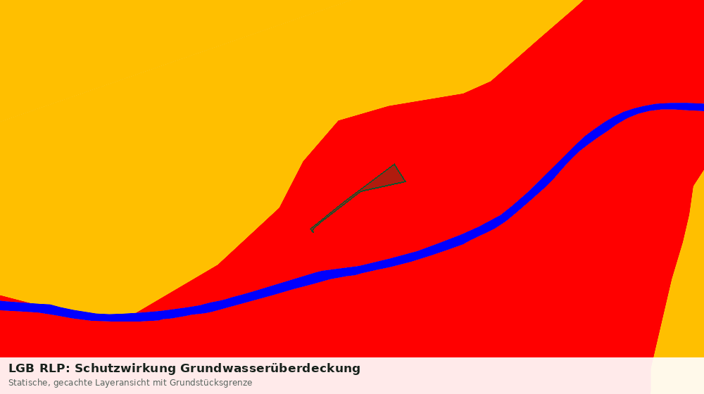 Statische Kartenansicht: LGB RLP: Schutzwirkung Grundwasserüberdeckung