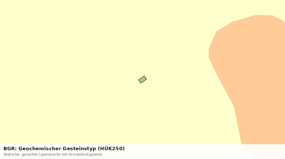 Statische Kartenansicht: BGR: Geochemischer Gesteinstyp (HÜK250)
