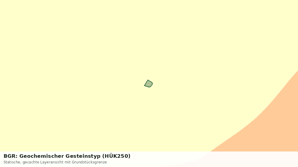 Statische Kartenansicht: BGR: Geochemischer Gesteinstyp (HÜK250)