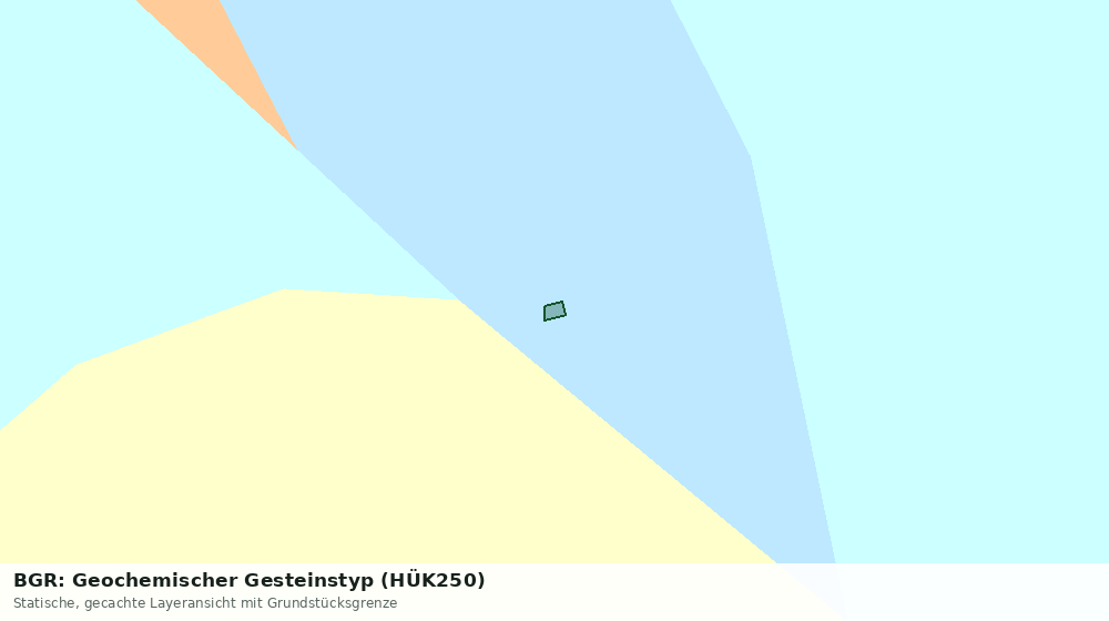 Statische Kartenansicht: BGR: Geochemischer Gesteinstyp (HÜK250)