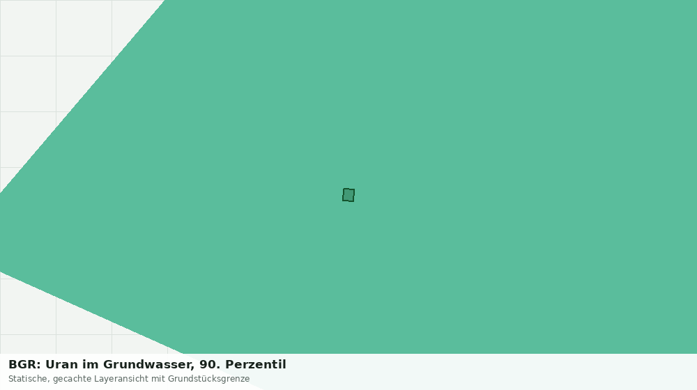Statische Kartenansicht: BGR: Uran im Grundwasser, 90. Perzentil