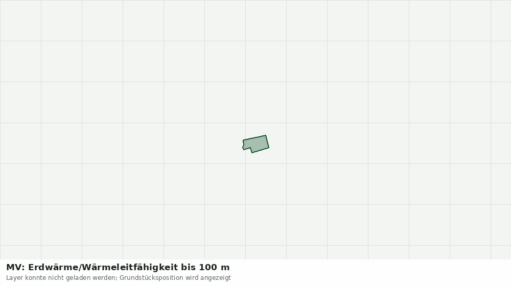 Statische Kartenansicht: MV: Erdwärme/Wärmeleitfähigkeit bis 100 m