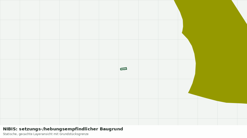 Statische Kartenansicht: NIBIS: setzungs-/hebungsempfindlicher Baugrund