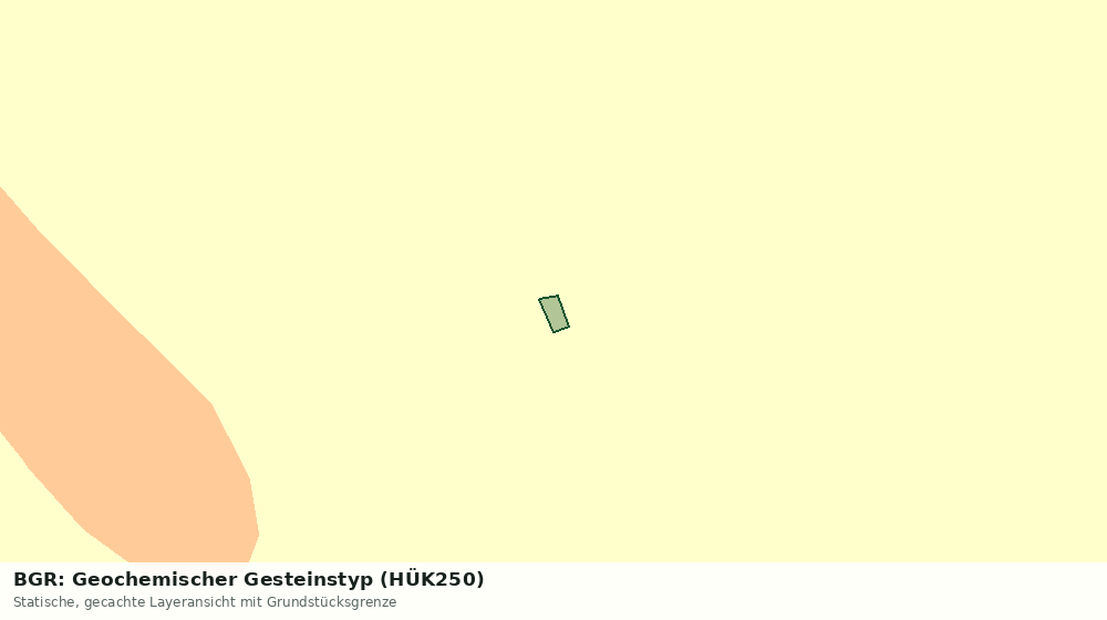 Statische Kartenansicht: BGR: Geochemischer Gesteinstyp (HÜK250)