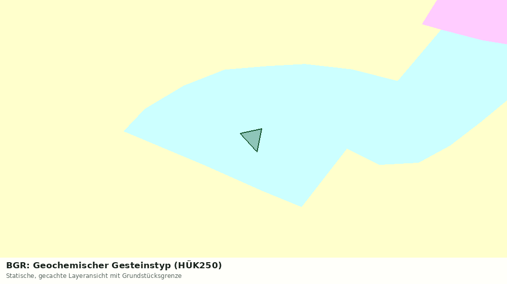 Statische Kartenansicht: BGR: Geochemischer Gesteinstyp (HÜK250)