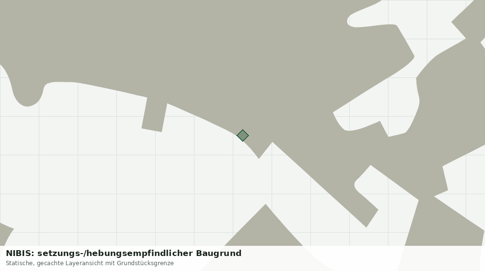 Statische Kartenansicht: NIBIS: setzungs-/hebungsempfindlicher Baugrund