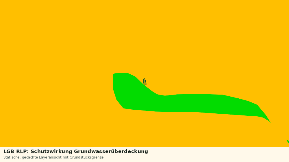 Statische Kartenansicht: LGB RLP: Schutzwirkung Grundwasserüberdeckung