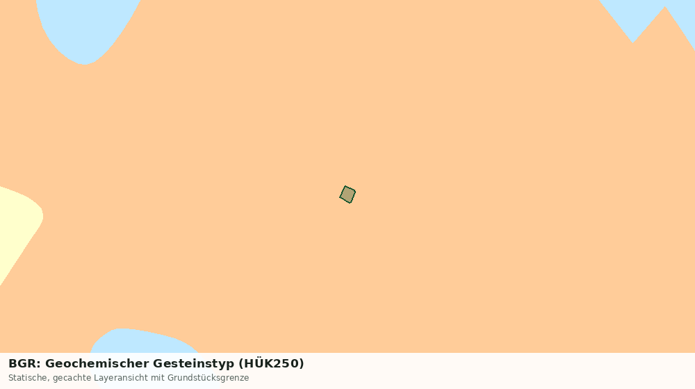 Statische Kartenansicht: BGR: Geochemischer Gesteinstyp (HÜK250)