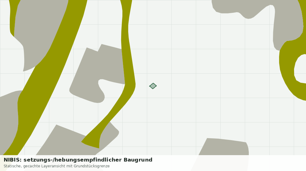 Statische Kartenansicht: NIBIS: setzungs-/hebungsempfindlicher Baugrund
