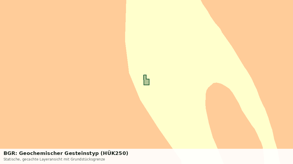 Statische Kartenansicht: BGR: Geochemischer Gesteinstyp (HÜK250)