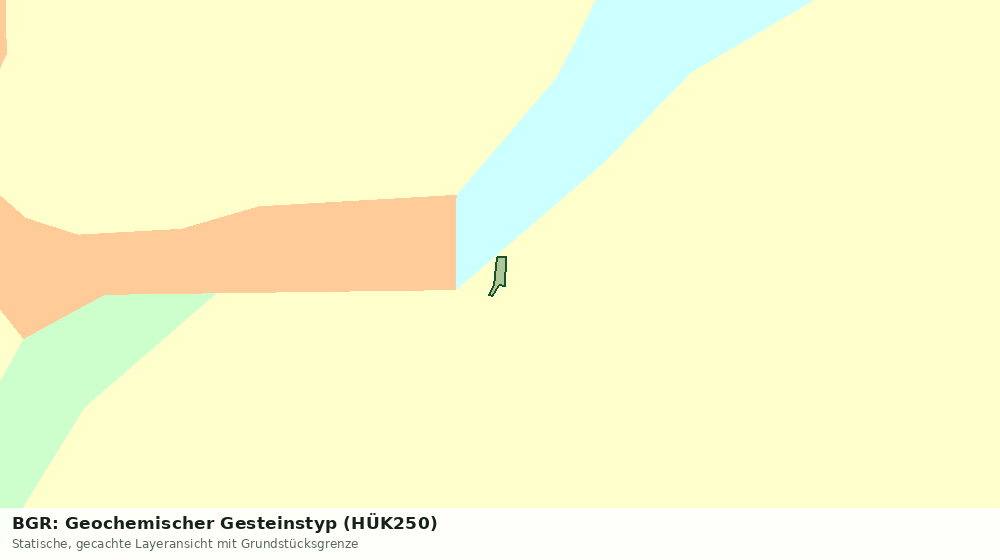 Statische Kartenansicht: BGR: Geochemischer Gesteinstyp (HÜK250)