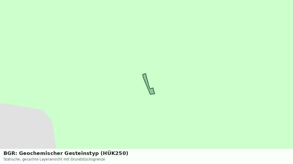 Statische Kartenansicht: BGR: Geochemischer Gesteinstyp (HÜK250)