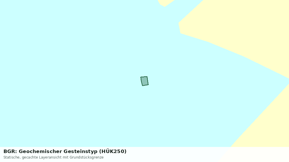 Statische Kartenansicht: BGR: Geochemischer Gesteinstyp (HÜK250)