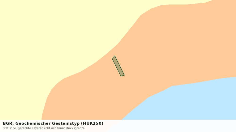Statische Kartenansicht: BGR: Geochemischer Gesteinstyp (HÜK250)