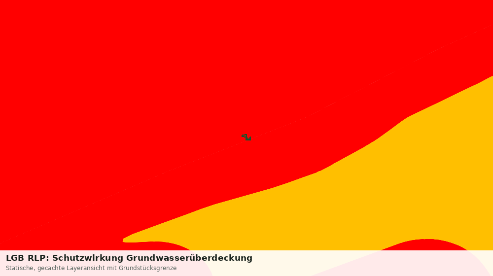 Statische Kartenansicht: LGB RLP: Schutzwirkung Grundwasserüberdeckung