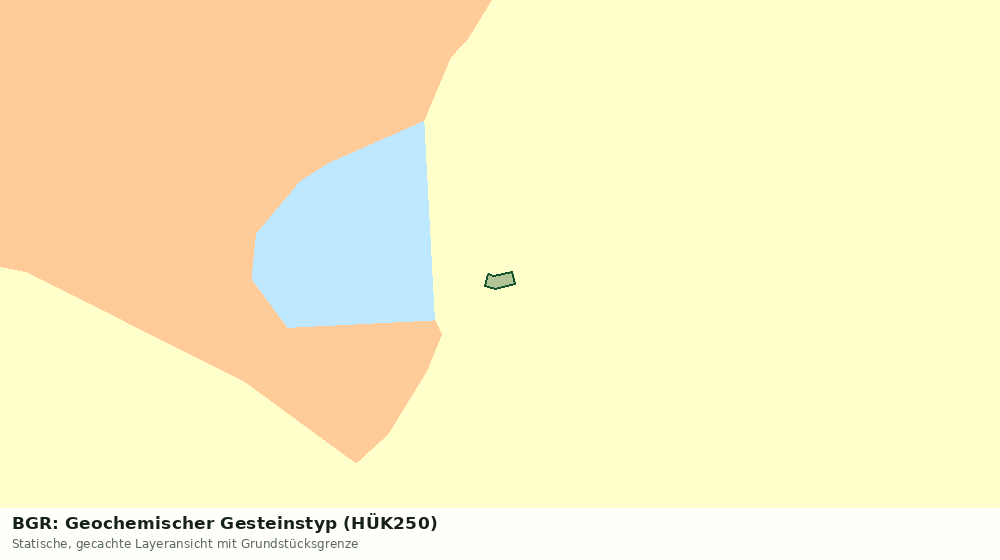 Statische Kartenansicht: BGR: Geochemischer Gesteinstyp (HÜK250)