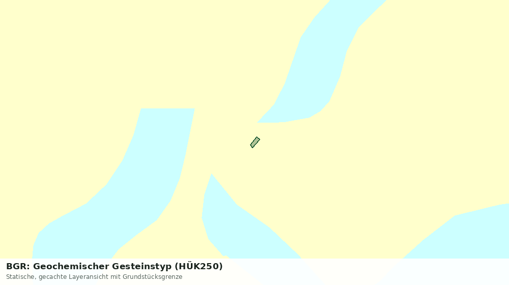 Statische Kartenansicht: BGR: Geochemischer Gesteinstyp (HÜK250)