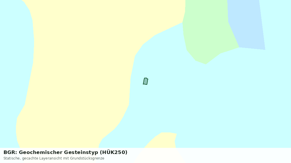Statische Kartenansicht: BGR: Geochemischer Gesteinstyp (HÜK250)