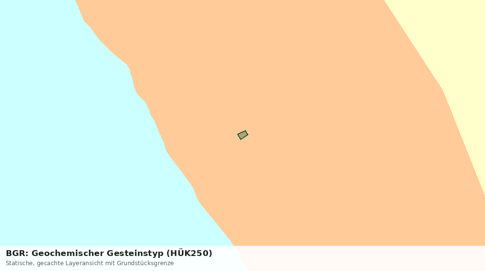 Statische Kartenansicht: BGR: Geochemischer Gesteinstyp (HÜK250)