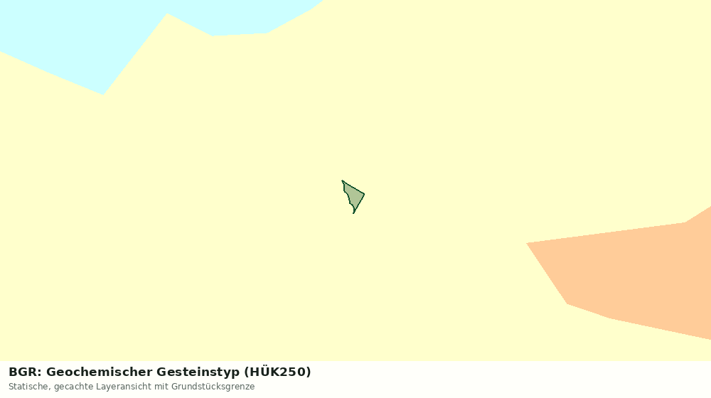 Statische Kartenansicht: BGR: Geochemischer Gesteinstyp (HÜK250)