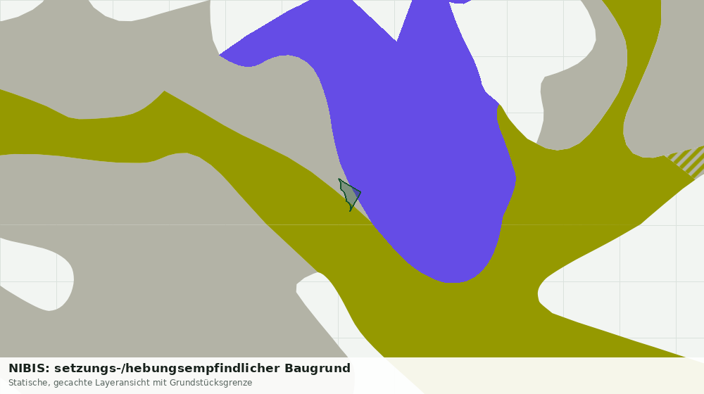 Statische Kartenansicht: NIBIS: setzungs-/hebungsempfindlicher Baugrund