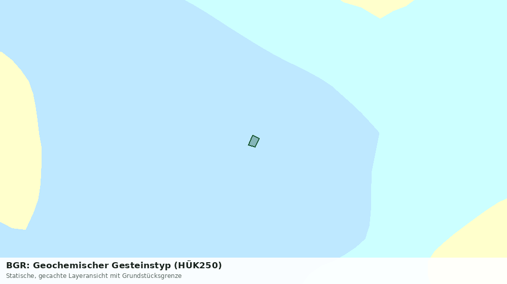 Statische Kartenansicht: BGR: Geochemischer Gesteinstyp (HÜK250)
