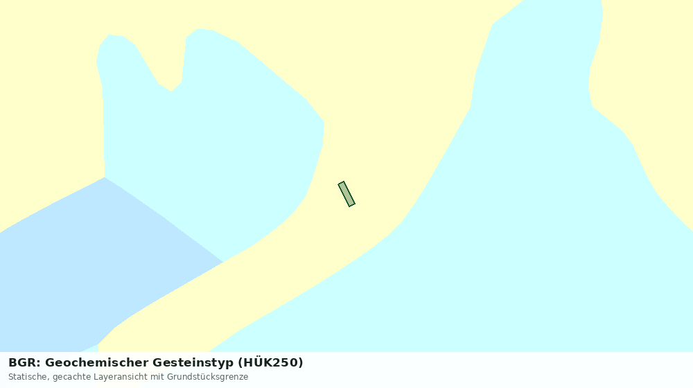 Statische Kartenansicht: BGR: Geochemischer Gesteinstyp (HÜK250)