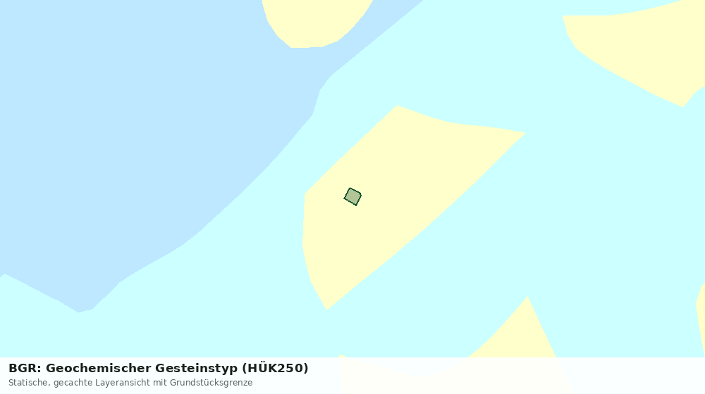 Statische Kartenansicht: BGR: Geochemischer Gesteinstyp (HÜK250)