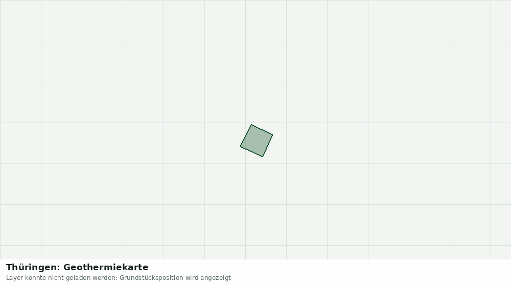 Statische Kartenansicht: Thüringen: Geothermiekarte