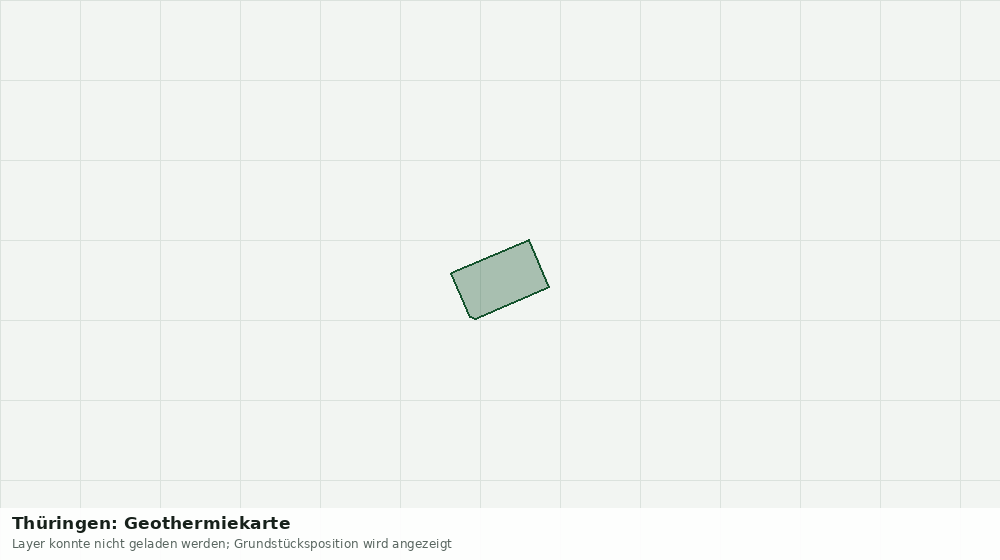 Statische Kartenansicht: Thüringen: Geothermiekarte