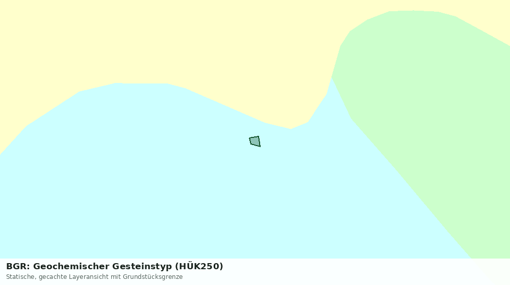 Statische Kartenansicht: BGR: Geochemischer Gesteinstyp (HÜK250)