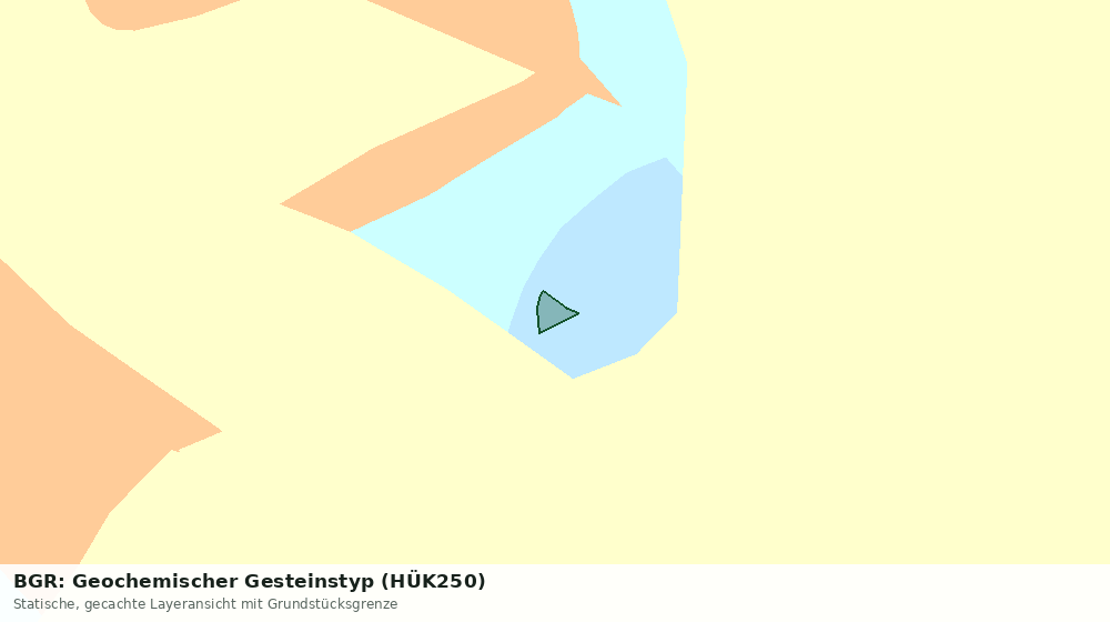 Statische Kartenansicht: BGR: Geochemischer Gesteinstyp (HÜK250)