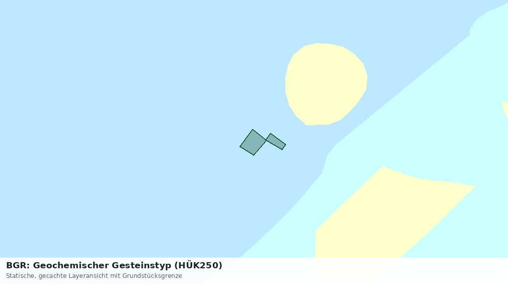 Statische Kartenansicht: BGR: Geochemischer Gesteinstyp (HÜK250)