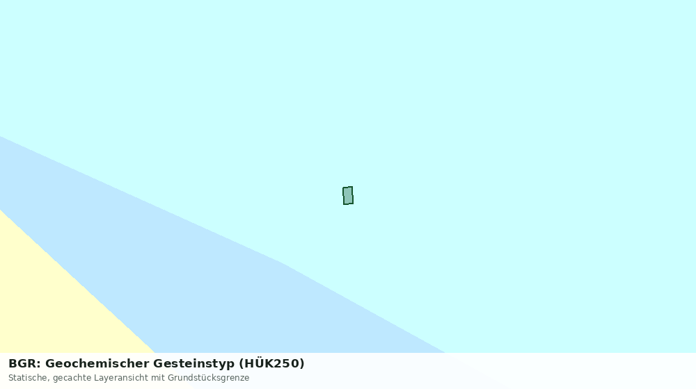 Statische Kartenansicht: BGR: Geochemischer Gesteinstyp (HÜK250)
