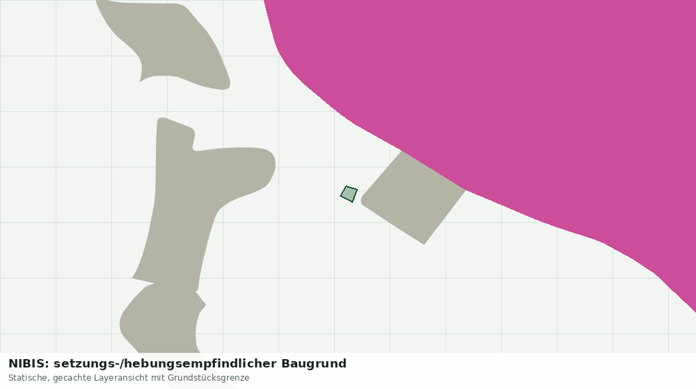 Statische Kartenansicht: NIBIS: setzungs-/hebungsempfindlicher Baugrund