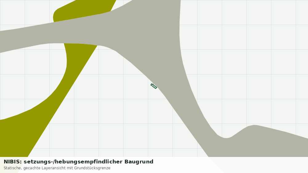 Statische Kartenansicht: NIBIS: setzungs-/hebungsempfindlicher Baugrund