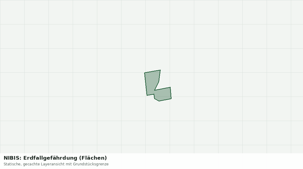 Statische Kartenansicht: NIBIS: Erdfallgefährdung (Flächen)