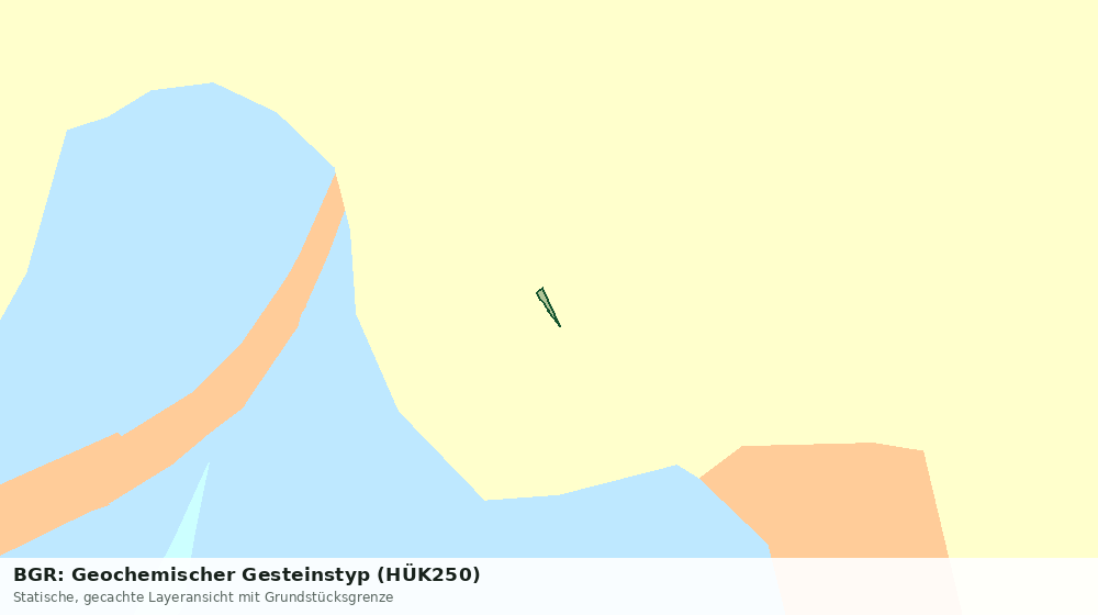 Statische Kartenansicht: BGR: Geochemischer Gesteinstyp (HÜK250)