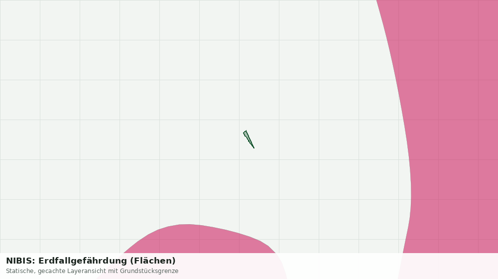 Statische Kartenansicht: NIBIS: Erdfallgefährdung (Flächen)