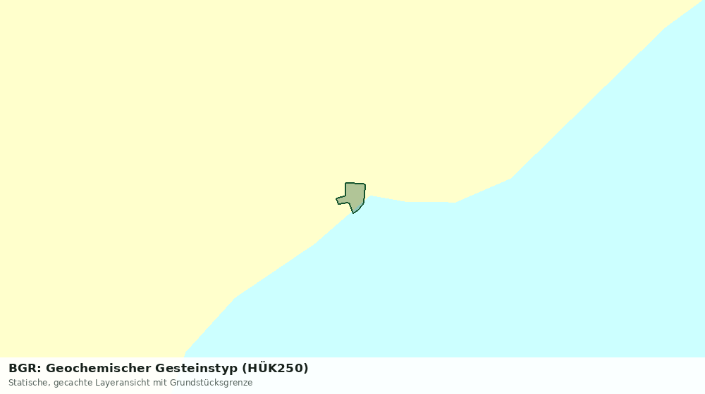 Statische Kartenansicht: BGR: Geochemischer Gesteinstyp (HÜK250)