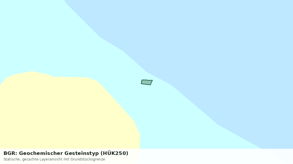 Statische Kartenansicht: BGR: Geochemischer Gesteinstyp (HÜK250)