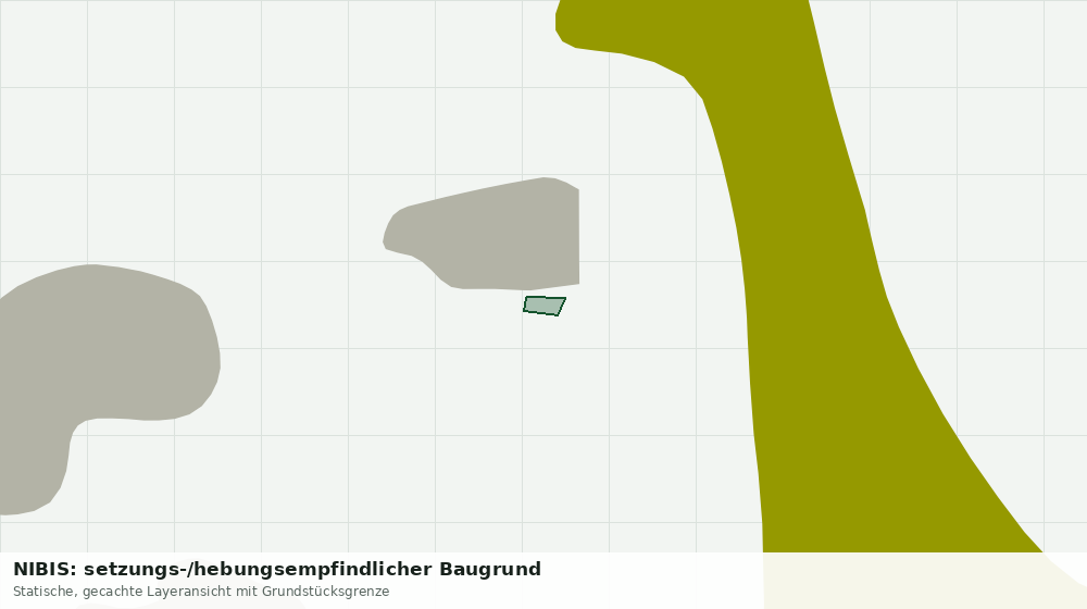 Statische Kartenansicht: NIBIS: setzungs-/hebungsempfindlicher Baugrund