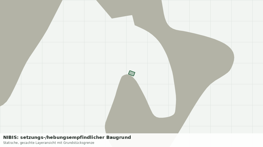 Statische Kartenansicht: NIBIS: setzungs-/hebungsempfindlicher Baugrund