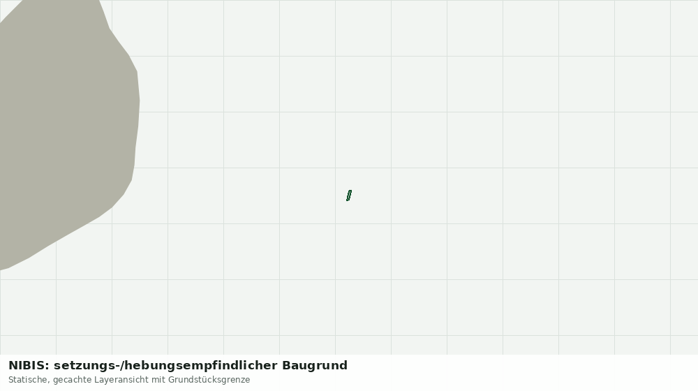 Statische Kartenansicht: NIBIS: setzungs-/hebungsempfindlicher Baugrund