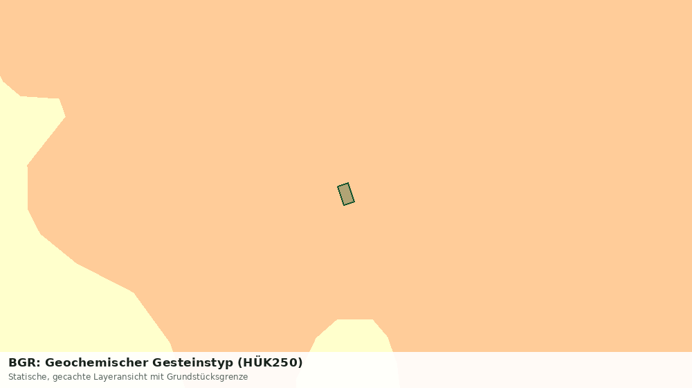 Statische Kartenansicht: BGR: Geochemischer Gesteinstyp (HÜK250)