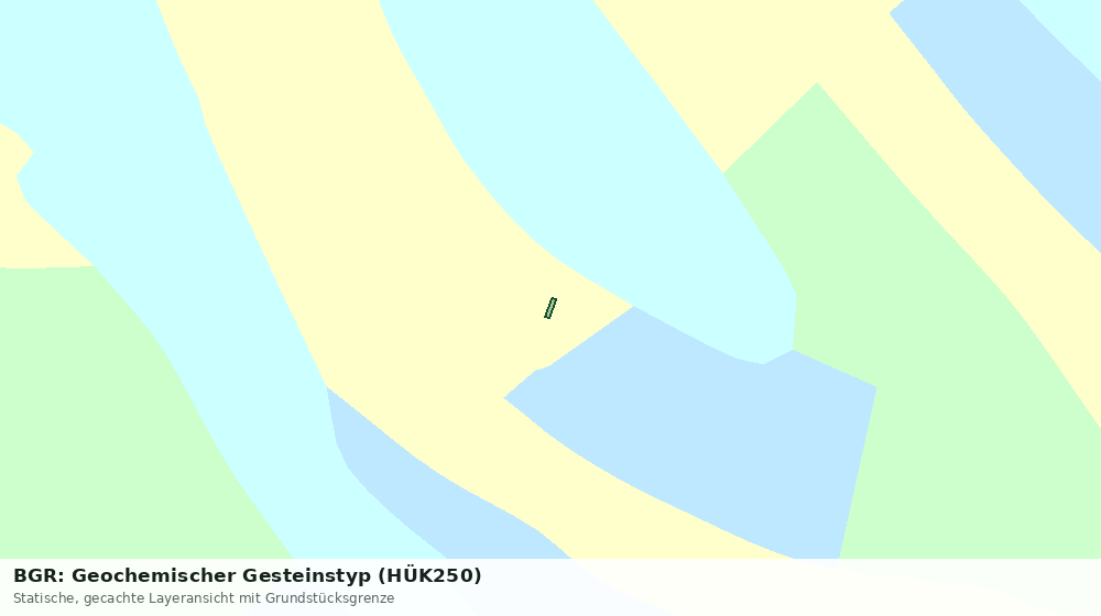 Statische Kartenansicht: BGR: Geochemischer Gesteinstyp (HÜK250)