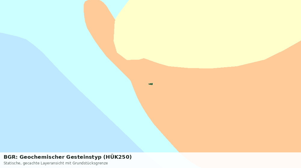 Statische Kartenansicht: BGR: Geochemischer Gesteinstyp (HÜK250)