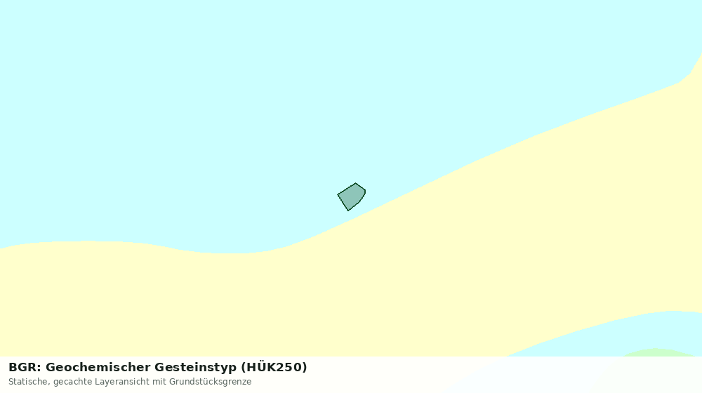 Statische Kartenansicht: BGR: Geochemischer Gesteinstyp (HÜK250)